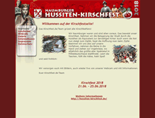 Tablet Screenshot of kirschfest.de